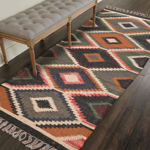 Multi Color Paisley Elegance – Floor Runner